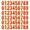 sourcing map 2 Inches Reflective Mailbox Numbers Vinyl Waterproof Number