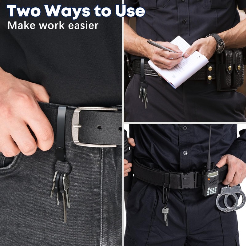 Duty Belt Key Holder, 2PCS Premium Duty Belt Key Clip,