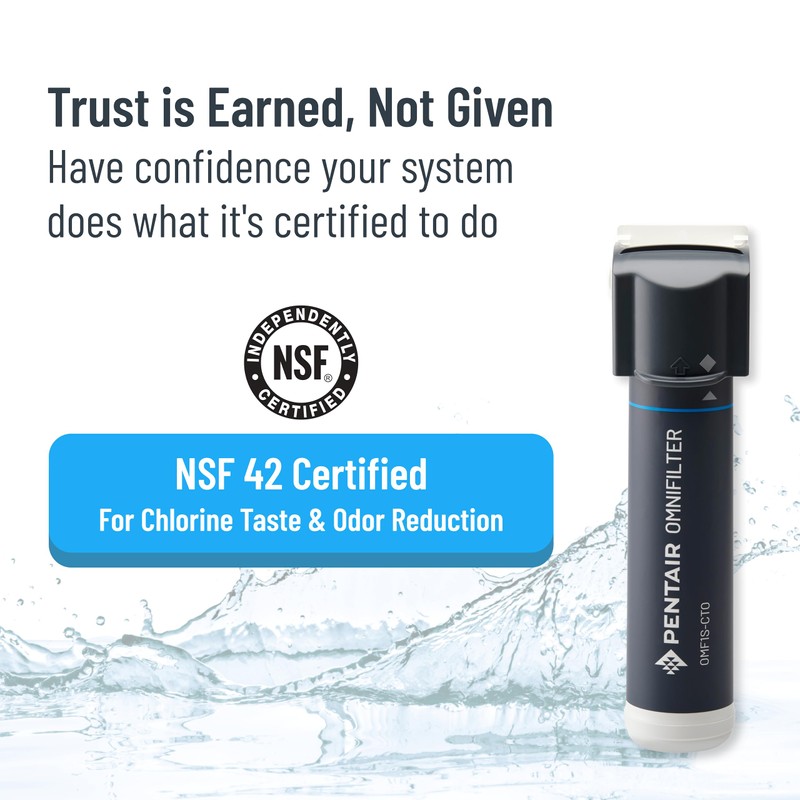 Pentair OmniFilter Easy Flow US1 Under Sink Water Filtration System