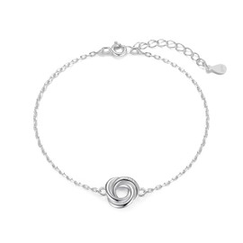 Philip Jones Sterling Silver Knot Bracelet