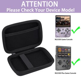 Khanka Hard Carrying Case for Anbernic RG35XX Plus / RG35XX Retro Handheld Game Console,Storage Cover with 1 HDMI Adapter,1 Screen Protector(RG35XX Plus / RG35XX Console Not Included)