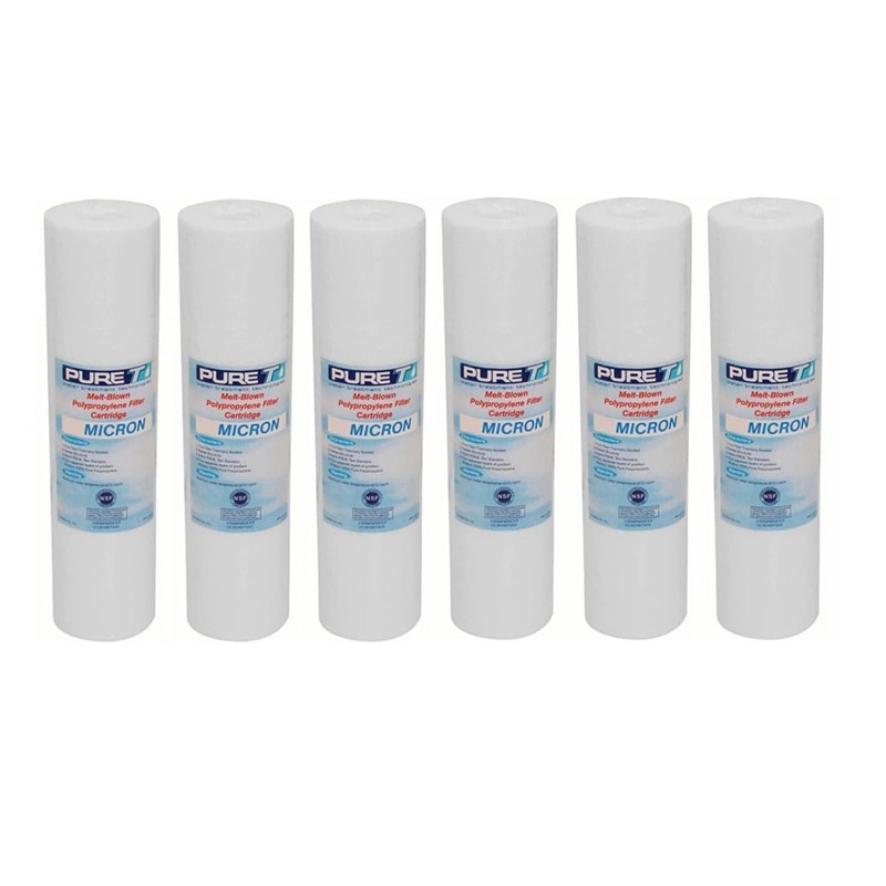 IPW Industries PureT GCB0987020 Water Sediment Filter, 9.75x2.5 inches, 20