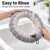 1pcs Thicker Bathroom Toilet Seat Cover Pads Soft Comfortable Toilet
