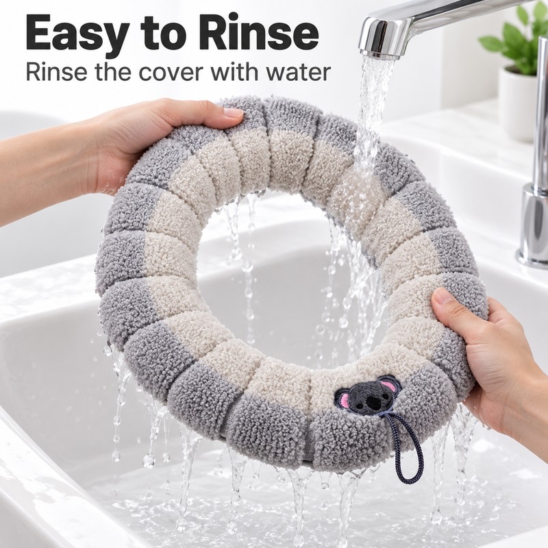 1pcs Thicker Bathroom Toilet Seat Cover Pads Soft Comfortable Toilet