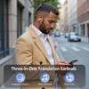 Language Translation Earbuds Real Time, IAMJOY Language Translator Earbuds Open
