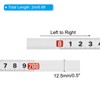 PATIKIL Adhesive Ruler 6.6ft, Steel Self-Adhesive Measuring Tape Left to