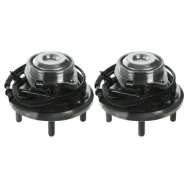 Mgpro 2pcs Wheel Hub and Bearing Assembly Right Passenger Rear Side Polished Protected with ABS Sensor 5 Lugs for C/V 2012-2015 for Grand Caravan 2012-2019 for Town & Country 2012-2016 2pc