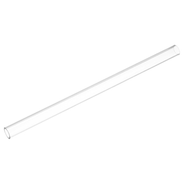 sourcing map 2pcs Clear Rigid Tubing Pipe 15mm ID x
