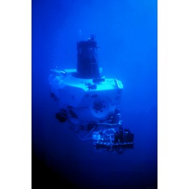 24x36 gallery poster, DSV Alvin a crewed submersible much used for underwater exploration