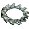 Aerzetix 100x M6 Ф11mm Washers, External Teeth, Zinc-plated Steel C17670
