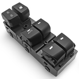 PartsFlow Left Side Door Panel Main Window Switch for 2014 2015 2016 2017 2018 2019 Hyundai Elantra 93571-3X001-RY