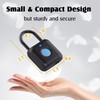 Pothunder Fingerprint Padlock, Smart Padlock, Locker Lock, Combination Lock, Fingerprint