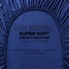 Pure Bedding Bed Sheets - Full Sheet Set [6-Piece, Navy]