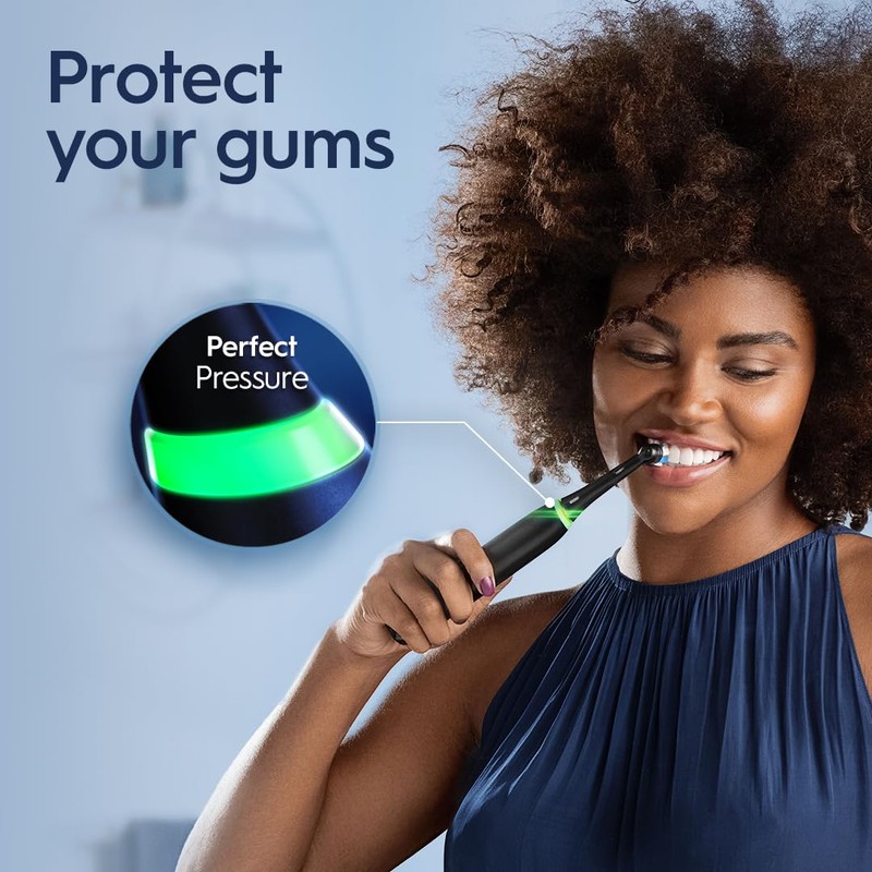 Oral-B iO Deep Clean Rechargeable Electric Powered Toothbrush, Black with