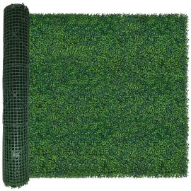 ODTORY Artificial Boxwood Roll,48x120 in (40 sqft) UV-Anti Faux Ivy Boxwood Hedge Leaf Grass Wall for Patio Balcony Privacy, Garden, Backyard Greenery Wall Backdrop and Fence Decor