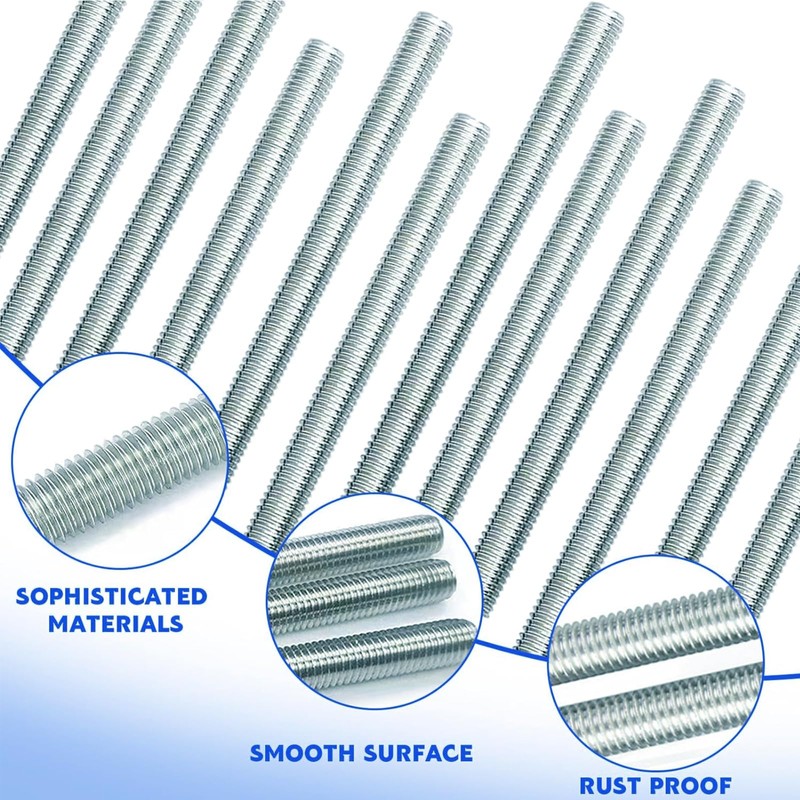 Galvanised Threaded Rod M8 x 100 mm Galvanised Threaded Rod