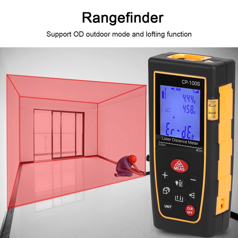 40m LCD Digital Handheld Infrared Instrument Laser Distance Measure Meter