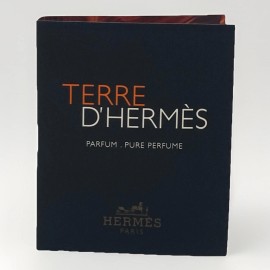 HERMÈS Hermes Terre D'Hermes Parfum 0.05 oz 1.5 ml Pure Perfume Mini Travel Sample Vial