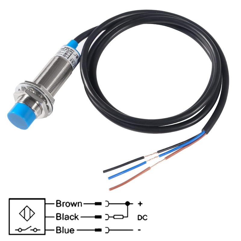 3Pcs LJ18A3-8-Z/BX NPN NO Inductive Proximity Sensor Switch Detector 8mm