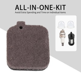 KELKONG for STHIL BG55 BG45 BG46 BG65 BG85 SH55 SH85 BR45C Leaf Blower Air Filter Tune-Up Kit – Replaces 4229 120 1800 – Includes Spark Plug & Primer Bulb