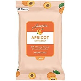 APRICOT 2 IN 1 MAKEUP REMOVER CLEANSING TOWELETTES ARANTZA COSMETICS