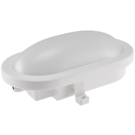 LED Oval Feuchtraum-Leuchte weiß 230V/12W 1000lm