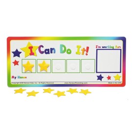 Kenson Kids I Can Do It! Star Token reward board, incentive autism reward chart, Kenson Kids