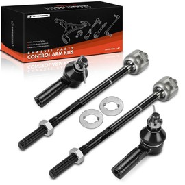 A-Premium Set of 4, Front Inner Outer Tie Rod End Kit, Compatible with Toyota T100 1993-1994, RWD Only