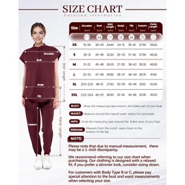 Eadflie Scrubs for Women Set - [Burgundy Red/L], Cool Stretch Jogging Scrub Nurse Uniform Set, Comfortable Breathable Scrub Tops and Scrub Pants, Multi Pocket Stand Collar Design for Nurse Workwear