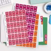 Avery Lateral Filing E Side Tab Colour Coding Labels, Yellow,