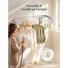 32'' Wall Mounted Clothes Drying Rack, Foldable & Collapsible Wall