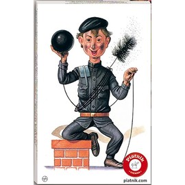 Piatnik 4278 - Kartenspiel Schwarzer Peter - Nostalgiebilder, Schwarz