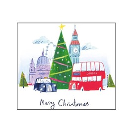 8 Charity Christmas Cards with Envelopes - Merry Christmas London