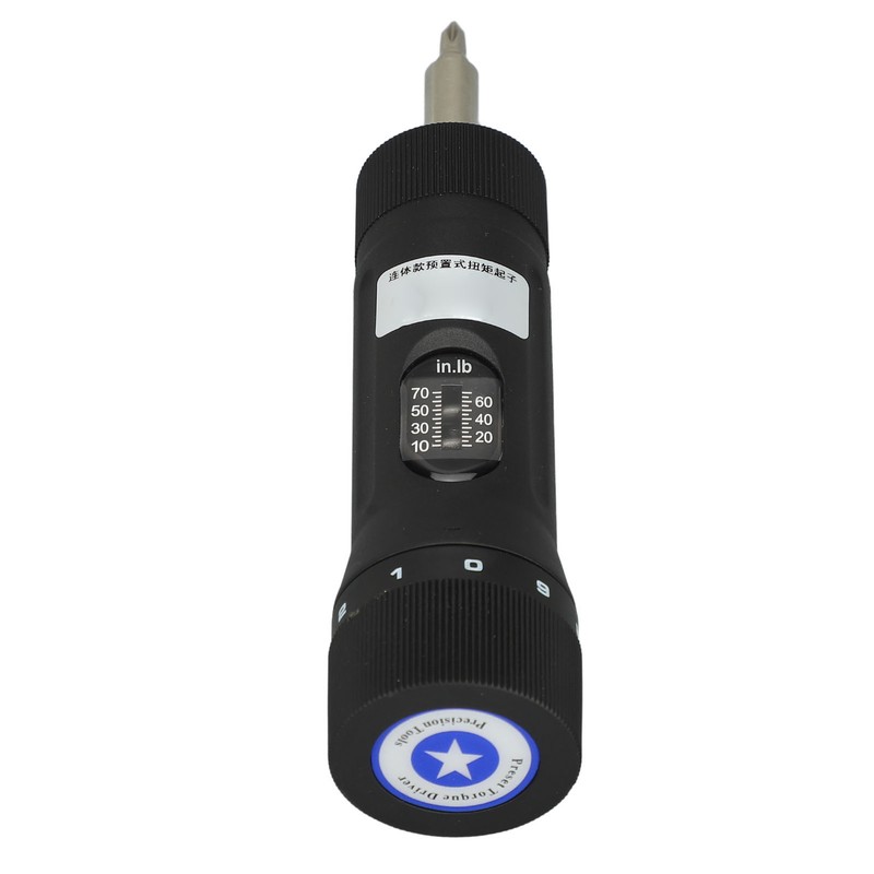 Screwdriver Torsion Wrench 10‑70in‑lb 1/4in Drive Adjustable Torsion Screwdriver