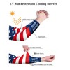 Bilymate USA Flag Cooling Arm Sleeves for Men & Women,