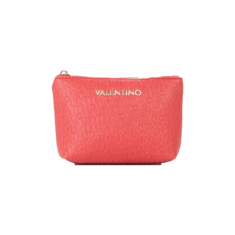 Valentino Soft Cosmetic Case Utensil Bag, Rosso Scuro, Unit size