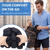 Cojín de asiento inflable, cojín de avión para alivio de