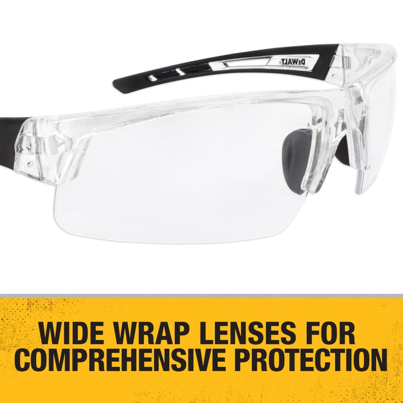 DEWALT DPG100T-1D Crosscut® Safety Glasses - Translucent Half Frame -