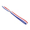 BDM France Flag Red White Blue Fabric Bracelet for Men