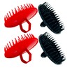 G.B.S Scalp Exfoliator 4 Pack - Shampoo Brush, Scalp Scrubber