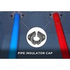 Highcraft PXINS012-10 1/2 in. PEX Insulator Cap, Isolates Pipe from