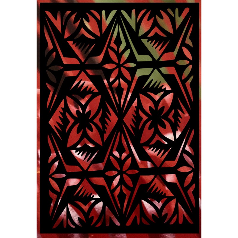 Polynesian Arrowhead Stencil