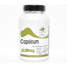 Naturetition Supplements Capsicum 25,000mcg ~ 200 Capsules - No Additives