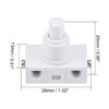 uxcell Inline Foot Pedal Push Button Switch, UFO Type Lamp
