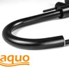 Aquo Matte Black Brass One-Handle High Arc Pulldown Kitchen Faucet