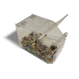 Acrylic Candy, Bakery, Cereal Dispenser Bin with Scoop