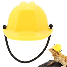 EsiFare Lizard Helmet, Lizard Hat, Mini Construction Hat, Miniature Hat, Guinea Pig Hat, Pet Helmet, Cute, Small Helmet, Hard Hat, Decorative, Small Animal Hat, Easy to Put on and Take Off, Reptile