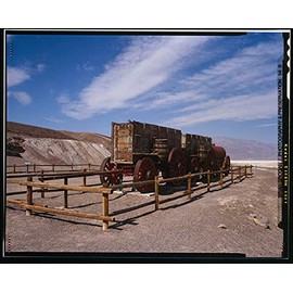 HistoricalFindings Photo: Twenty Mule Team Borax Wagons,Death Valley Junction,Inyo County,California,CA