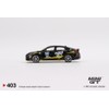 Mini GT Miniature Collectible Car, MGT00403-L, Black/Yellow