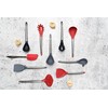 Cuisipro Silicone Spaghetti Server, 12.25-Inch, Red, Red (7112512L)